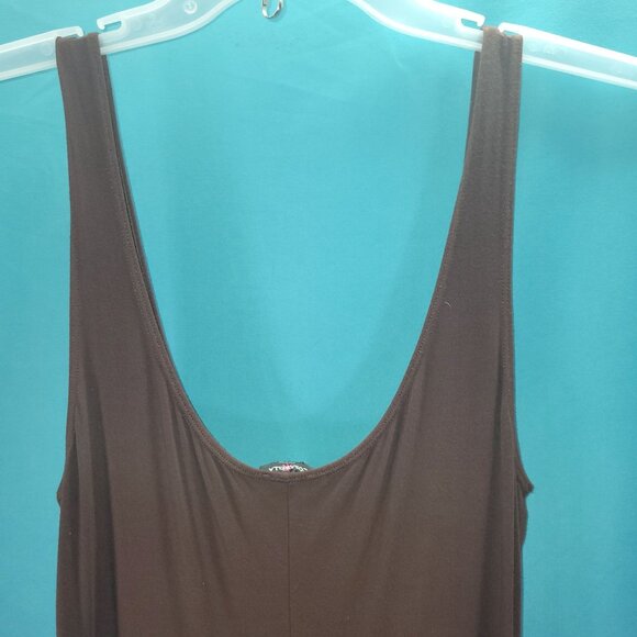 Cosabella Womens Brown Sleeveless Maxi Dress Size L Made In Italy - Picture 6 of 8